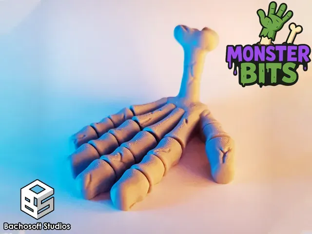 Monster Bits | Articulated Skeleton Hand — Image 2 of 3