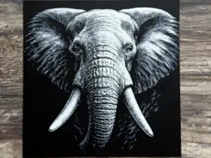 Elephant HueForge Wildlife Series