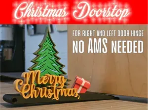 Christmas Door Stop NO AMS NEEDED