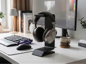 "Delta" Headphone Stand – Stealth Look