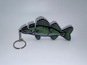 Walleye Flexi Keychain