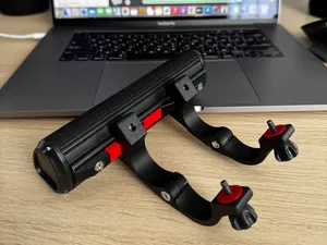 Quick-Release Compact Bike Light Handlebar Mount
