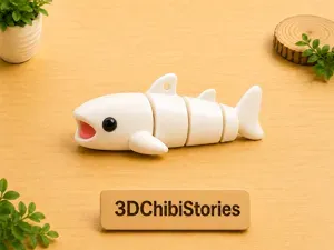Cute Whale Shark Flexi | Single Color Print