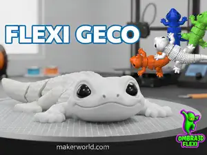 Flexi Geco: Cute, Articulated & Colorful!