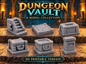 Broad Handle Dungeon Stair Terrain