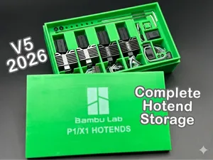 P1 / X1 Complete Hotend Storage Case v5