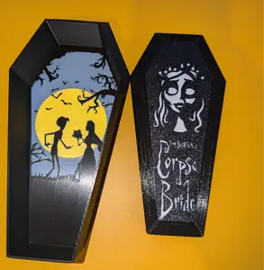 corpse bride inspired coffin