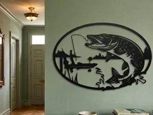 Pike Fishing Walldecor