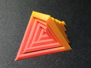 Shifting Pyramid Kinetic Sculpture - Support Free