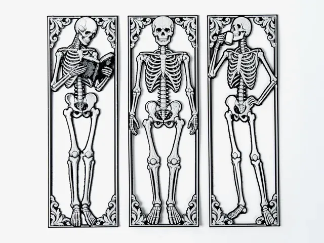 Skeleton Cutout Bookmarks — Фото 2 из 5