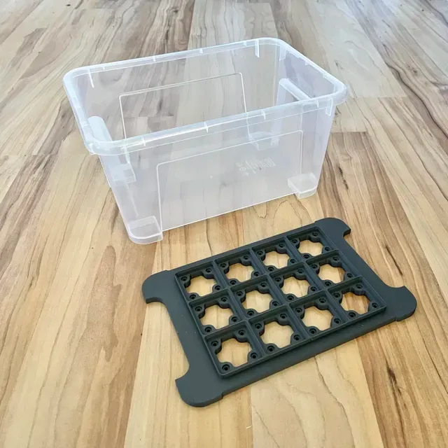 Gridfinity adapter for Ikea Samla box 5l — Фото 3 из 6