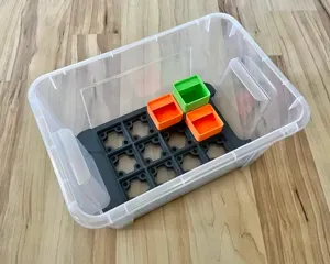 Gridfinity adapter for Ikea Samla box 5l