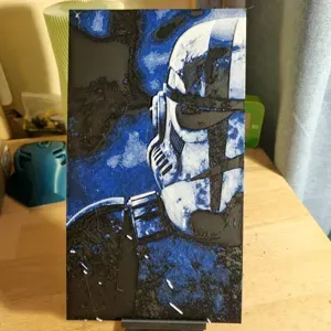 Blue Storm Trooper Star Wars ( Hueforge )