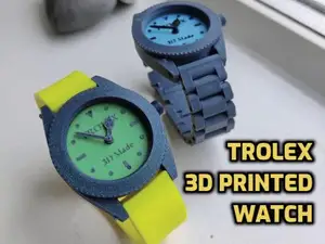 Trolex - the 3D printed working wrist watch