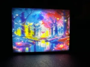 Valentine's Day Enchanted Forest Lithophane