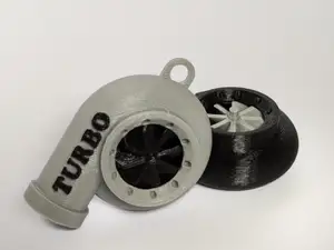 Spinning Turbo Keychain Whistle
