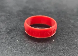 Customizable Fancy Ring with words