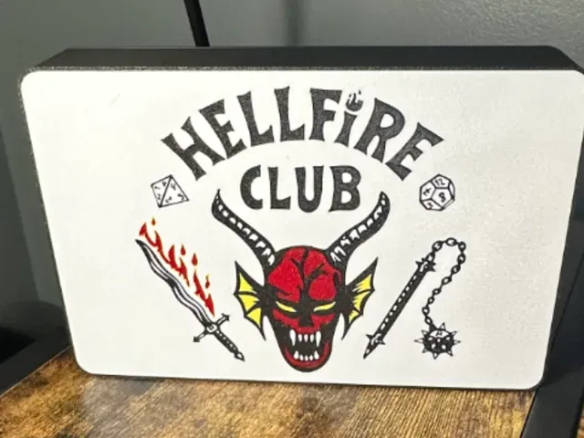 Stranger Things 5 Hellfire Club Lightbox