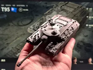 T95 / T28 坦克世界 T95 / T28 超重型坦克 自行反坦克炮 1:72