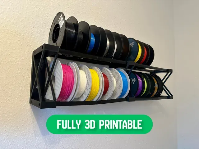 Modular Filament Rack – 3D Printable System — Image 4 of 4
