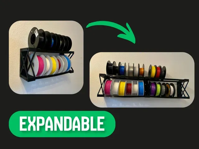 Modular Filament Rack – 3D Printable System — Image 3 of 4
