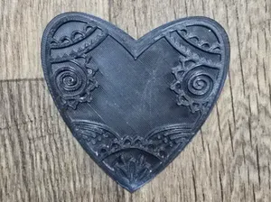 Heart Mandala Stamp for Clay Ceramic and Leather