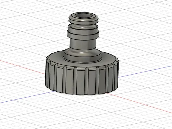 Gardenhose Fitting 3/4" with 1" thread