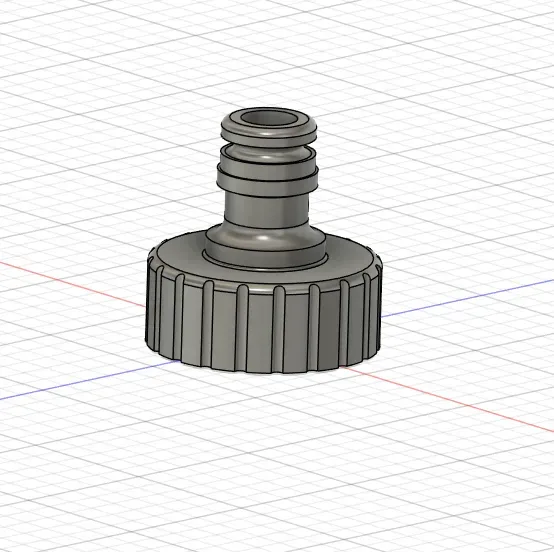 Gardenhose Fitting 3/4" with 1" thread — Image 2 of 4