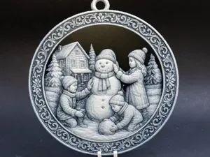 Christmas Bauble / Ornament / Decoration Snowman