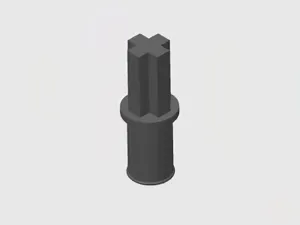 Axle to Pin Connector with Friction (43093)