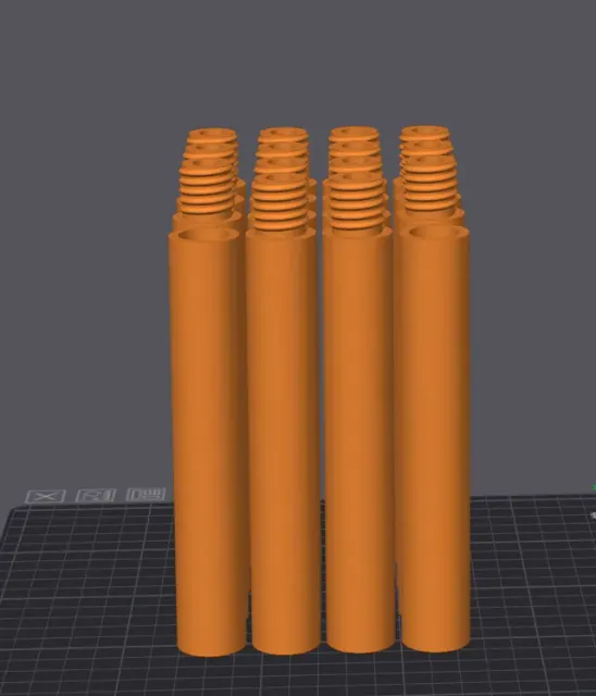 1" di. screw-in Rods for spool rack or other uses — Image 2 of 4