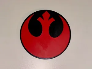 Star Wars Rebel Alliance over Tesla Logo Cover