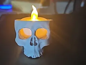 Skull Tealight Candle Holder – Gothic Remix