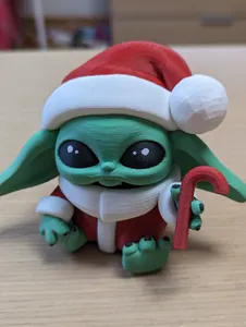 baby yoda christmas xmas navidad Santa Claus  Noel
