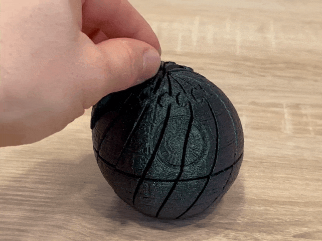 Twisty Death star fidget