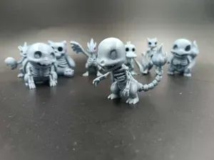 Charmander v2 Skeleton Pokemon Kawaii - Anime -Toy