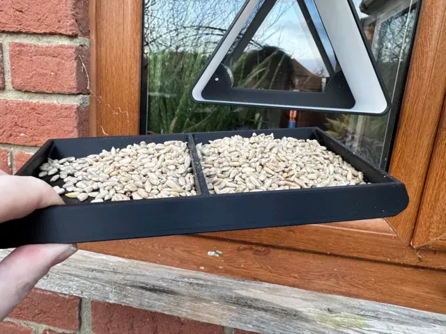 Window Bird Feeder Removable Tray + Suction Cups — Image 3 of 3