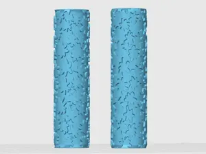 Floral Polymer Clay Texture Rollers