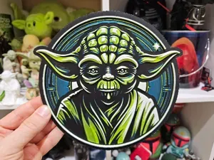 Star Wars (Inspired) "Old Jedi Master" HueForge Yoda