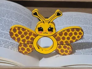 Cute Bee Reading Ring - One-Handed Book Opener
