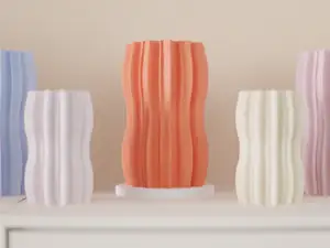 Elegant Modern Vase. Quick and Easy Print