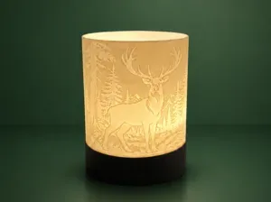Woodland Stag – Tealight & LED Lamp