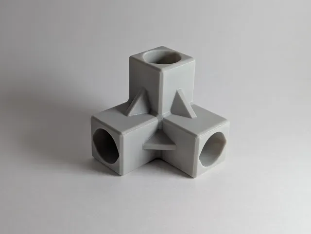 PVC 3 Way Corner Connector (All Sizes) — Image 2 of 2