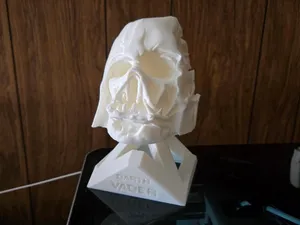 DARTH VADER MELTED HELMET REMIX WITH ADDED BASE