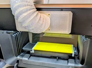 Eufymake E1: Schlauchanschluss für Absaugung