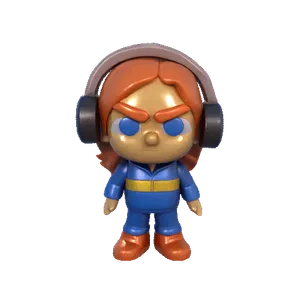 Figura 3D Max Mayfield Stranger Things Netflix