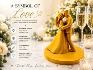 Romantic Couple Love Keepsake Figurine