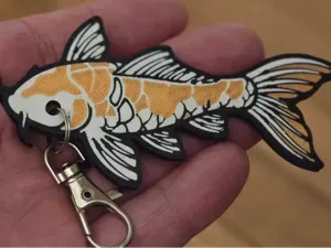 Koi Fish Keychain
