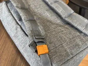 Two-Piece Backpack Strap Keeper Sliding Snap-Fit