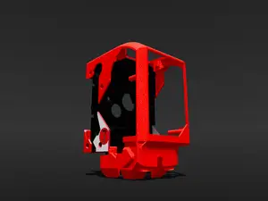 Toolhead cover and cooling fan duct bambu P1P P1S